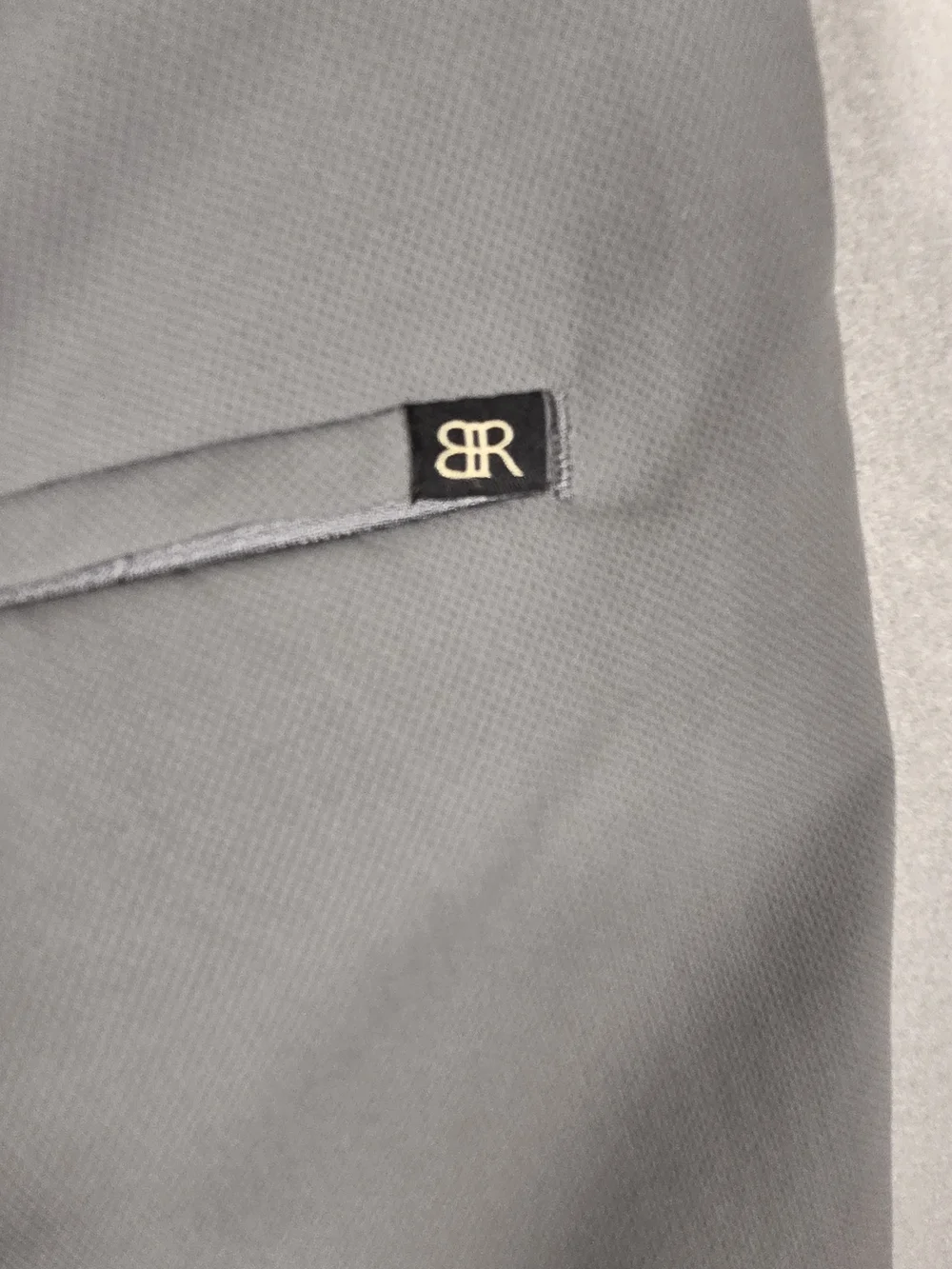 Banana Republic Men's Flat Front Slim Fit Pants With Stretch Wicking Gray (T637)